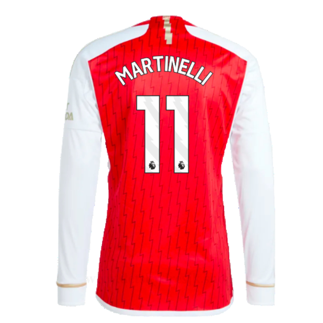 Levné Fotbalové Dresy Arsenal 2023-24 Dlouhý Rukáv MARTINELLI #11 Domácí