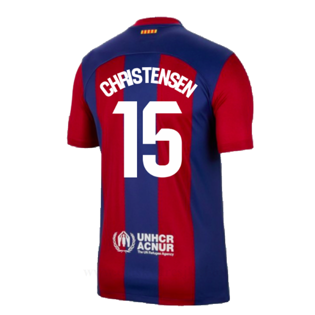 Levné Fotbalové Dresy FC Barcelona 2023-24 CHRISTENSEN #15 Domácí