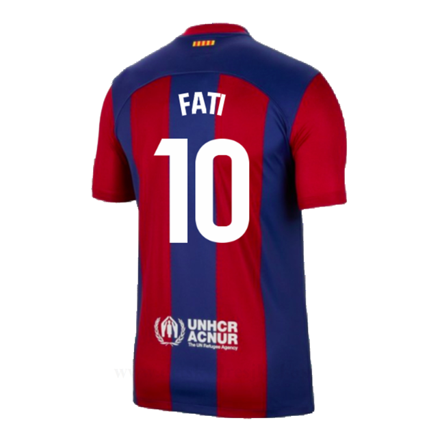 Levné Fotbalové Dresy FC Barcelona 2023-24 FATI #10 Domácí