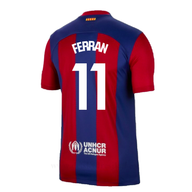 Levné Fotbalové Dresy FC Barcelona 2023-24 FERRAN #11 Domácí