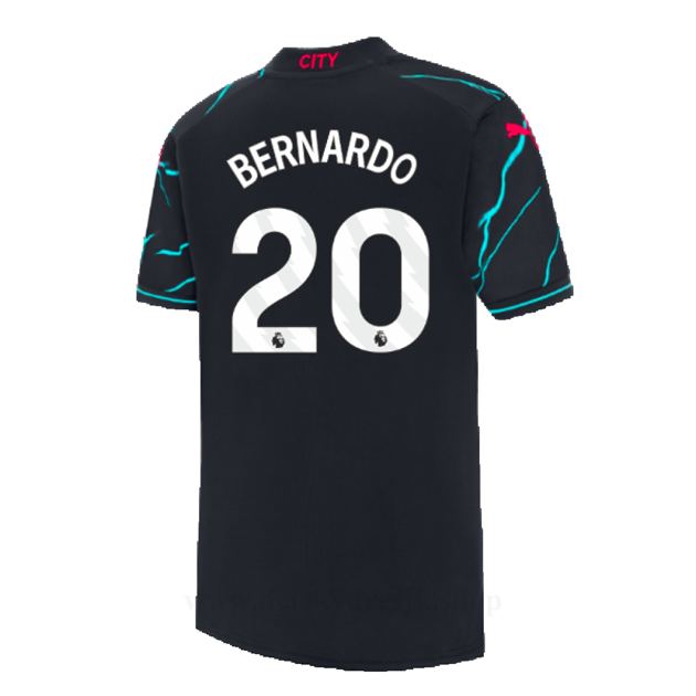Levné Fotbalové Dresy Manchester City 2023-24 BERNARDO #20 Alternativní